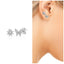 Butterfly Stud Earrings Sterling Silver