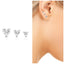 Crystal Heart Tragus Cartilage Stud earring