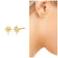 North Star Sterling Silver Stud Earring