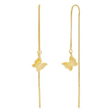 Sterling Silver Butterfly Ear Threader