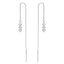 Arrow ear threader sterling silver