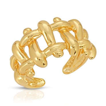 Net ring sterling silver