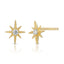 North Star Stud Earring Sterling Silver