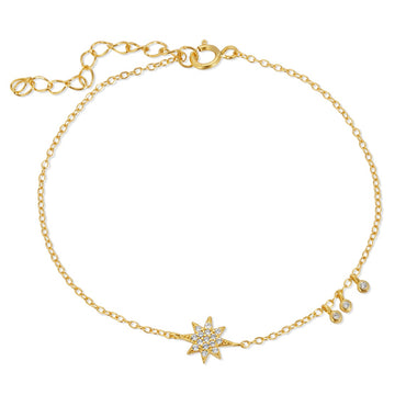 North star bracelet sterling silver
