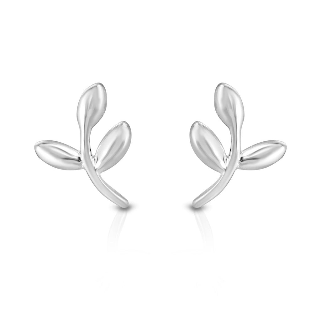 Silver Flower Earrings