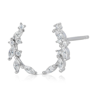 Silver Olive Branch Ear Crawler