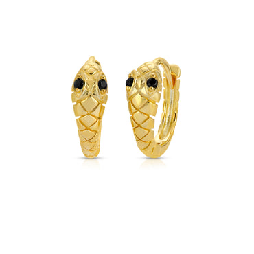 Snake Hoop Earring 925 Sterling Silver