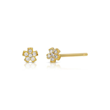 Teeny Tiny Flower Piercing Cartilage Stud Earring