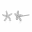 Sterling Silver Sea Starfish Earrings